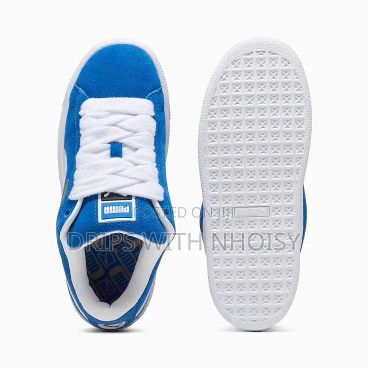 Puma Suede Xl Blue and White