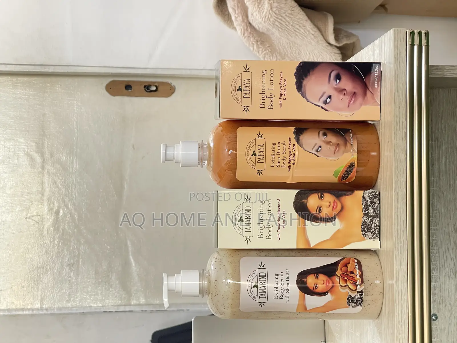 Tamarind/Papaya Brightening Body Lotion and Shower Gel