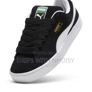 Puma Suede Xl, Black White