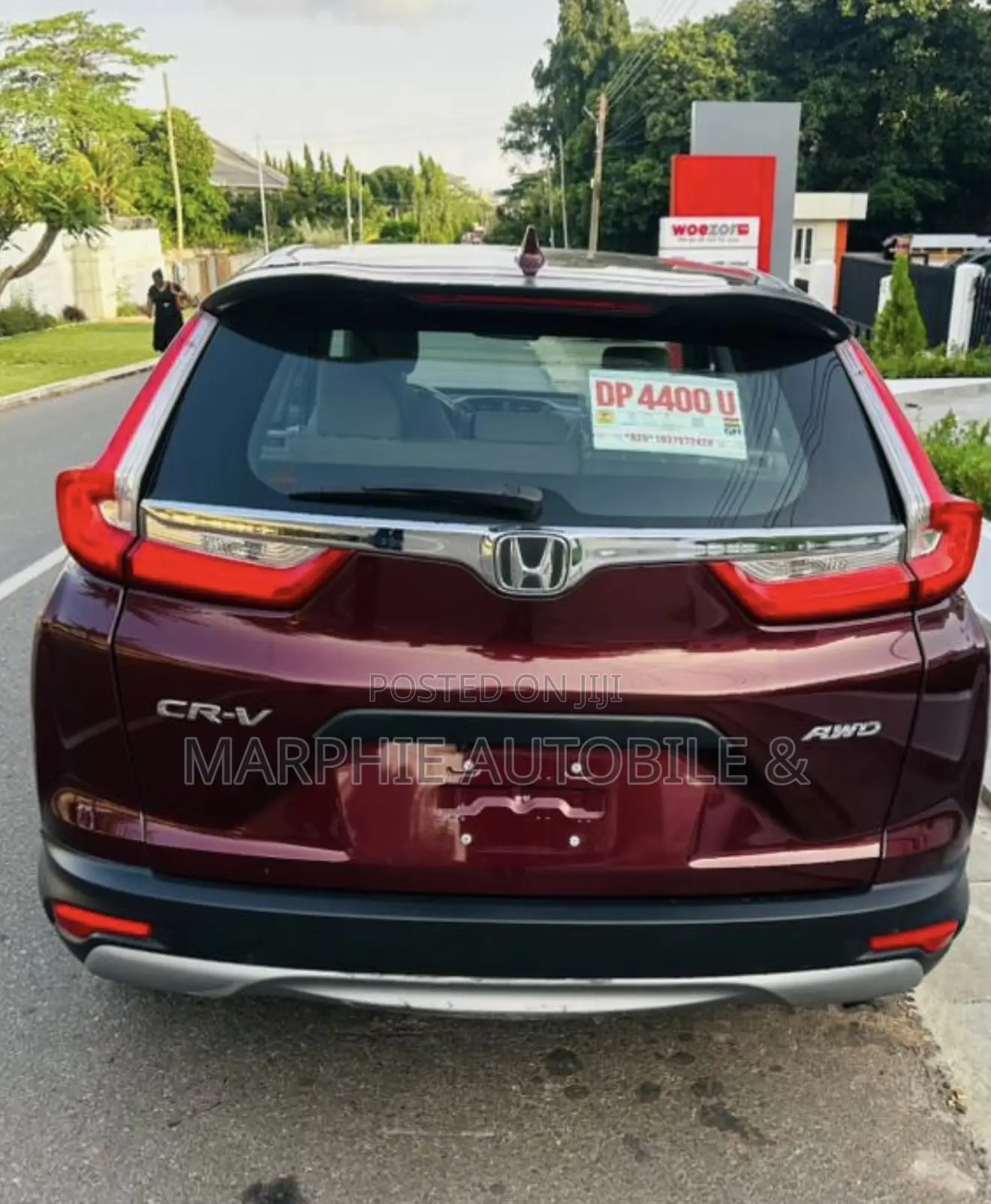 Honda CR-V LX AWD 2018 Burgundy