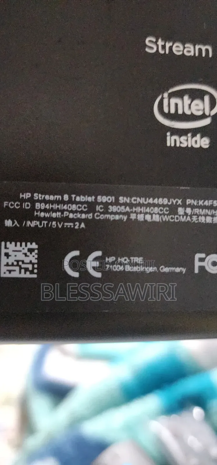 HP Stream 8 32 GB Black
