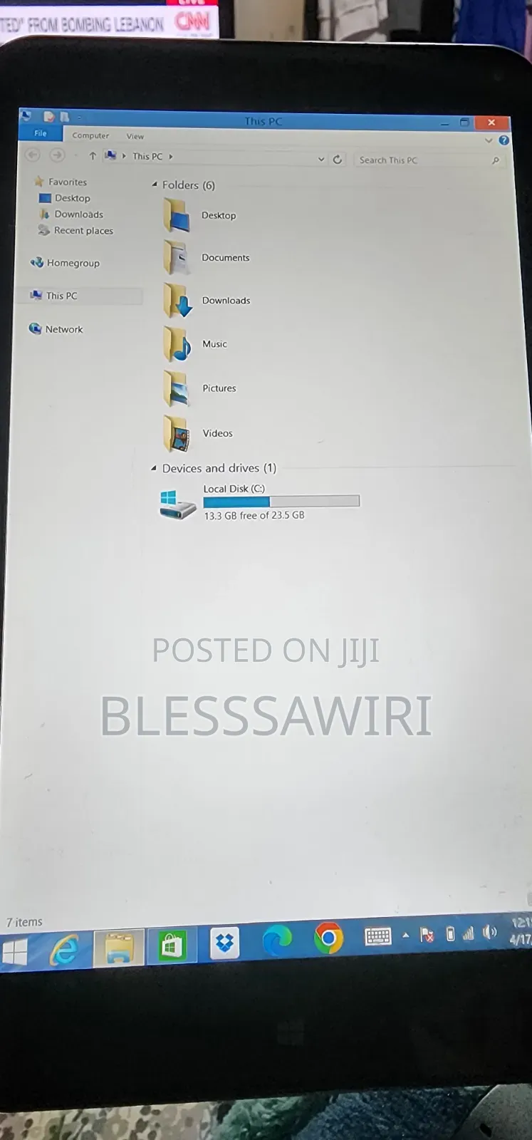 HP Stream 8 32 GB Black