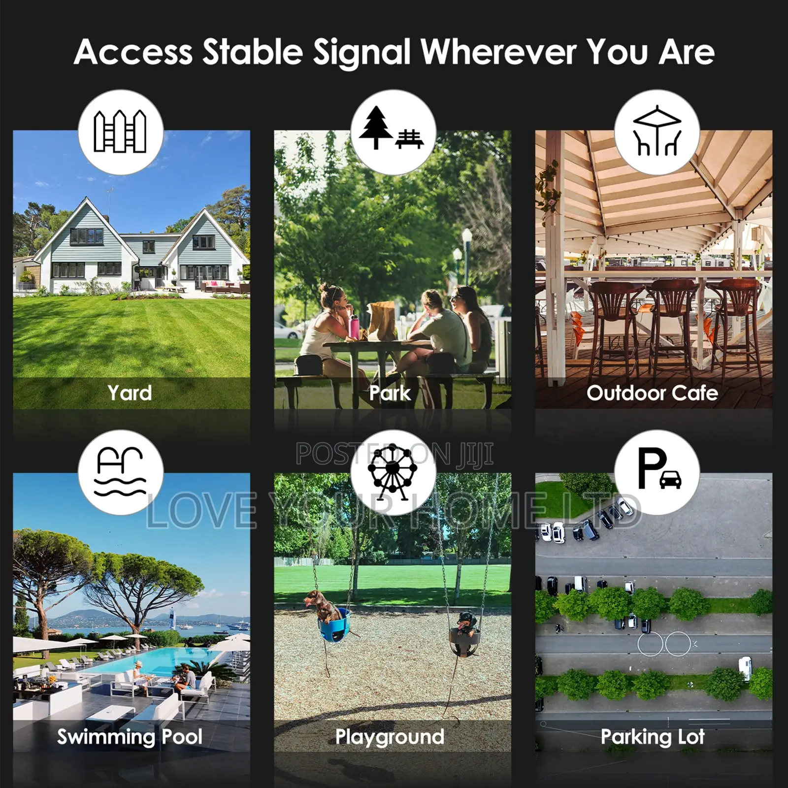 Ax3000 Wi-Fi 6 Outdoor Access 6-Antenna 300m Router