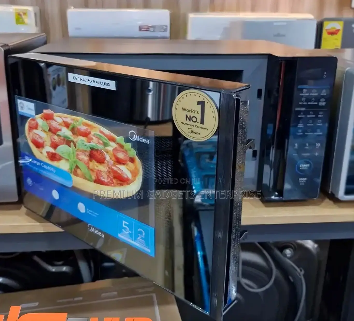 Midea 36ltr Solo 900w Solo Microwave Oven Em034a2mo-B