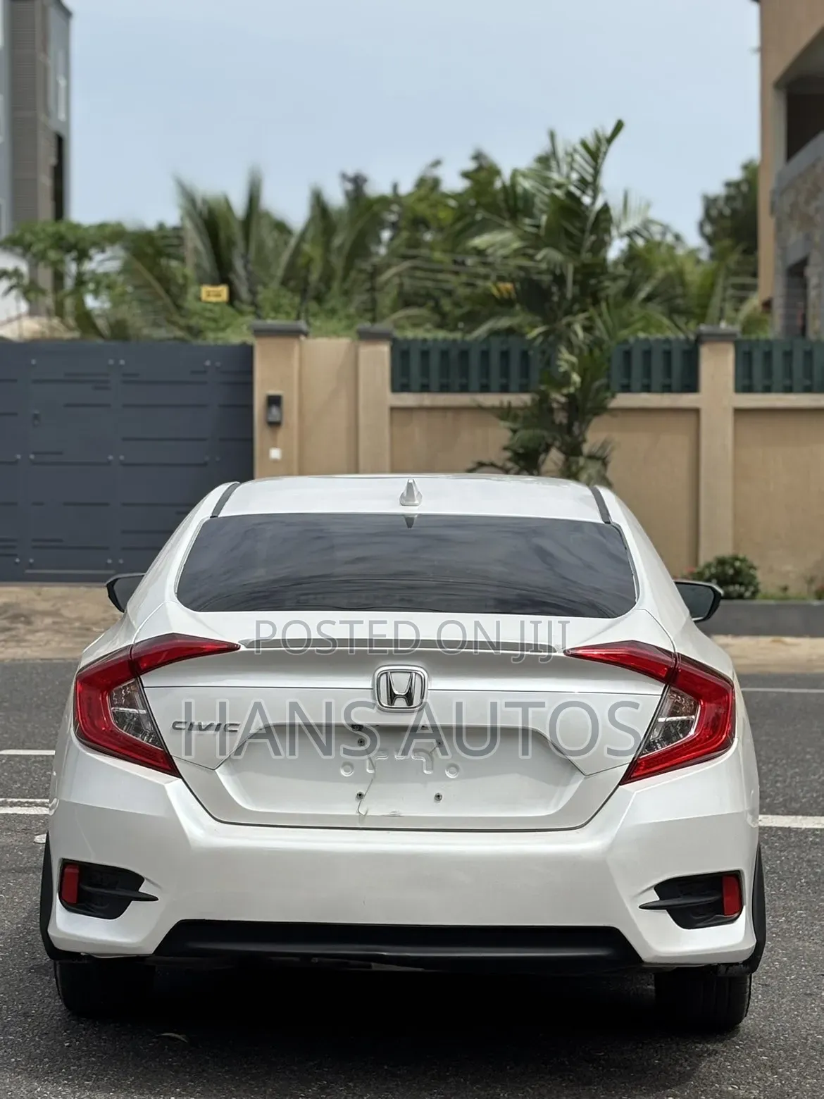 Honda Civic EX-L 4dr Sedan (1.5L 4cyl) 2017 White