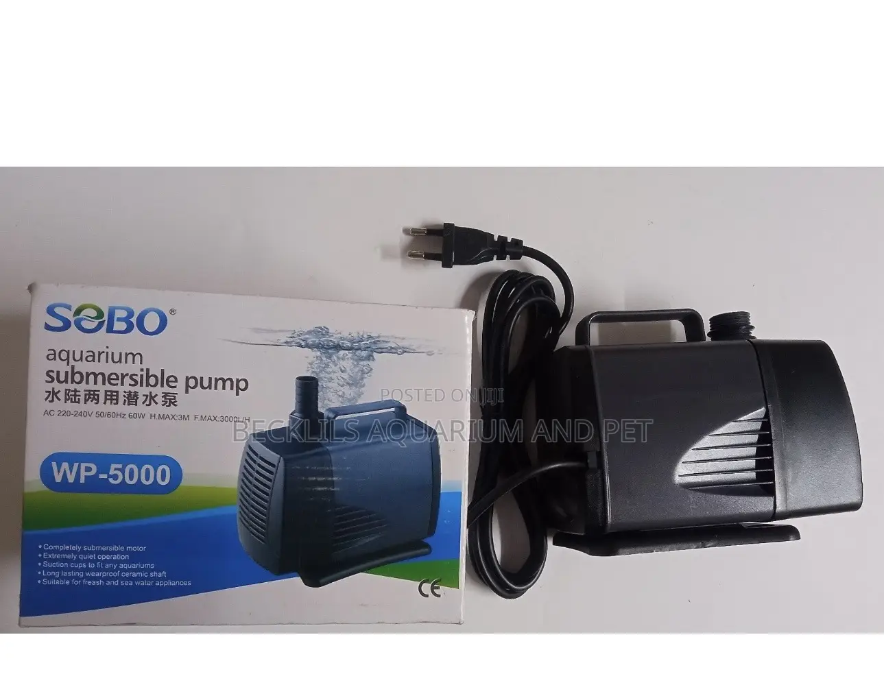 85 Watts Submersible Sobo Pump