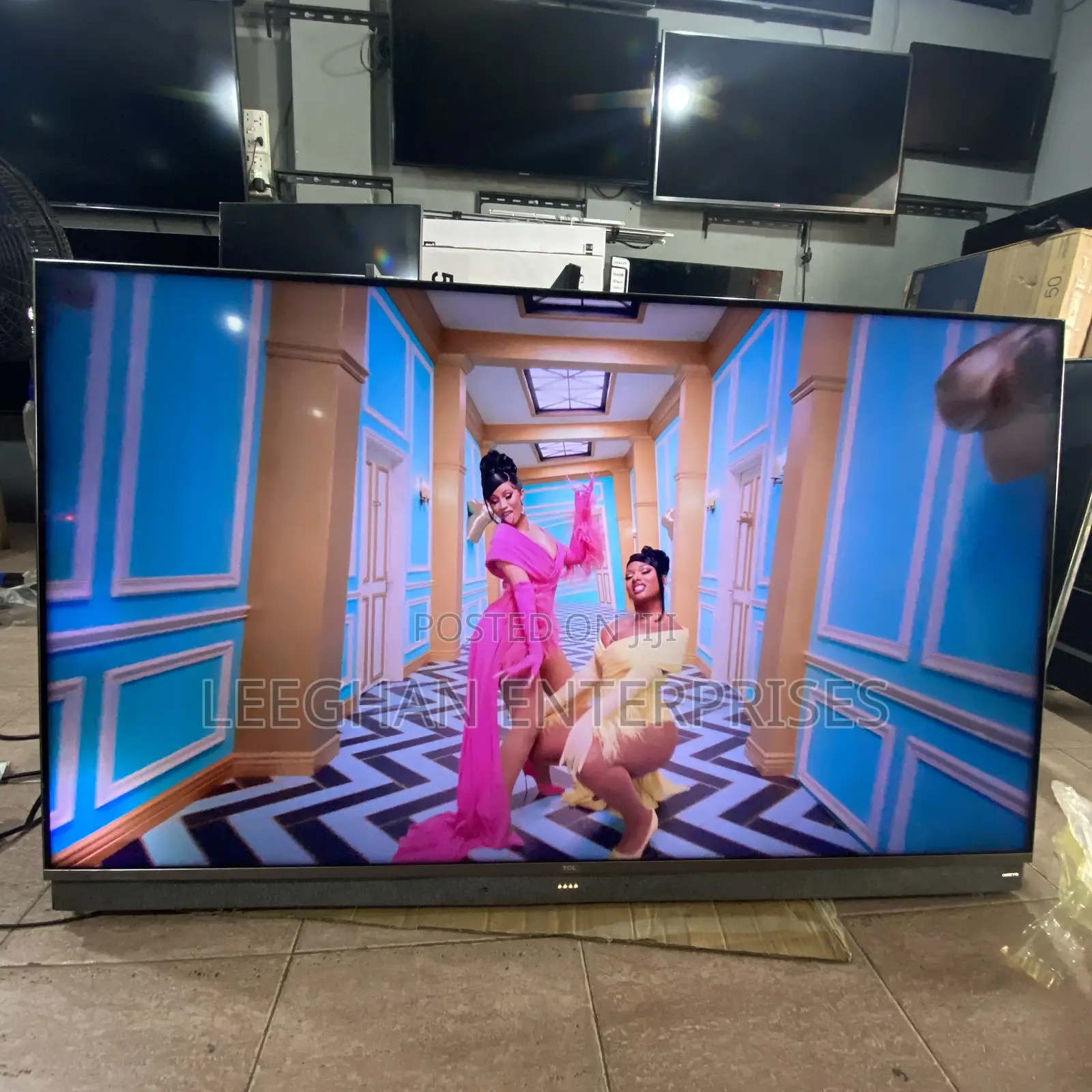 55 Inch TCL Mini-Led Qled Android Tv, and Onkyo Sound System