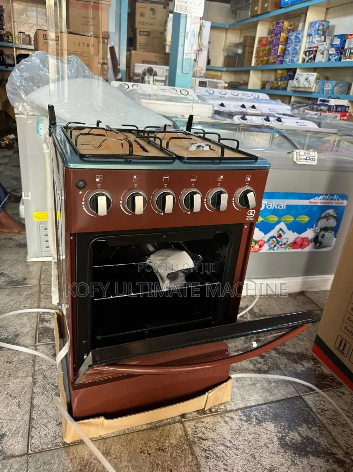 Auto Ignition Electric And Gas Cooker