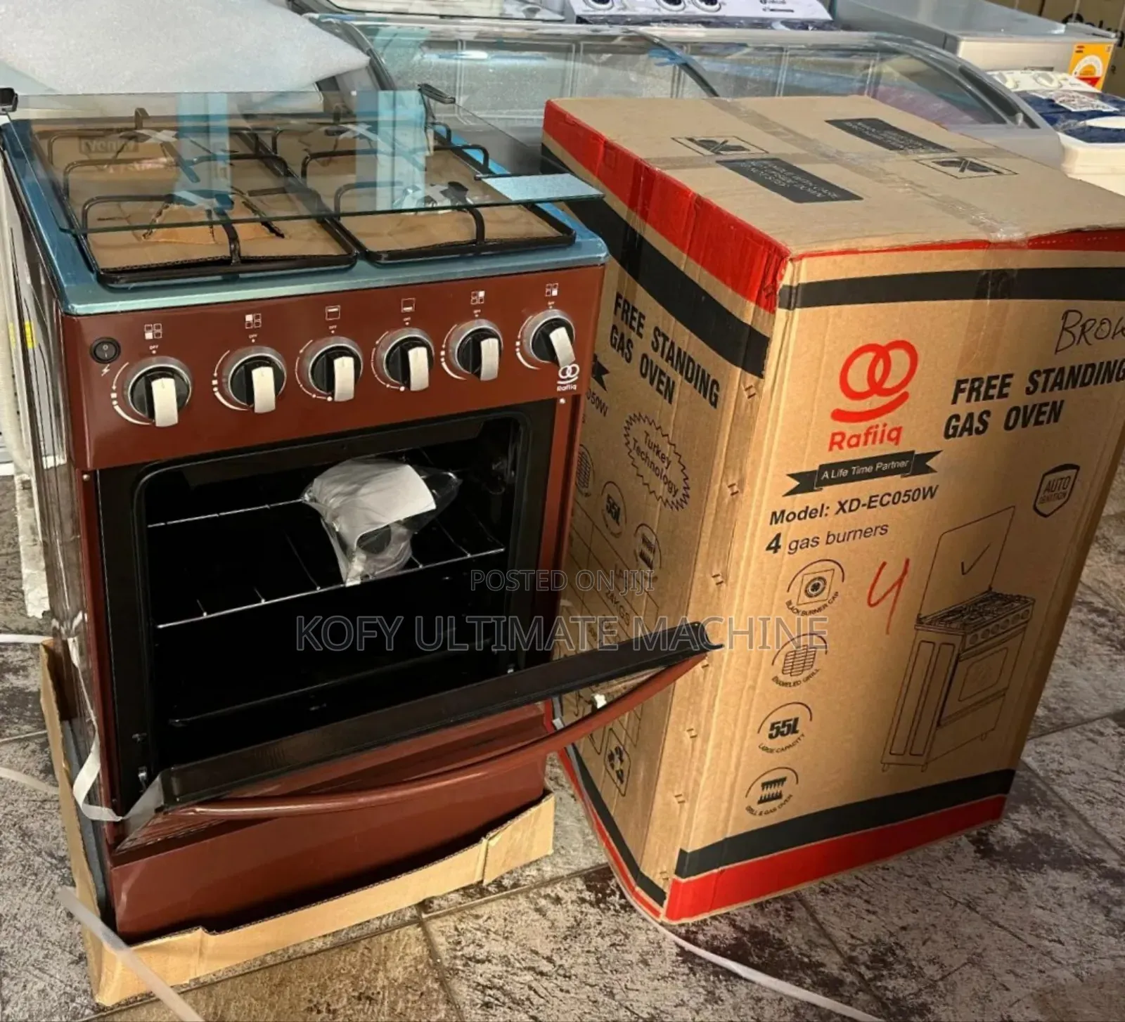 Auto Ignition Electric And Gas Cooker