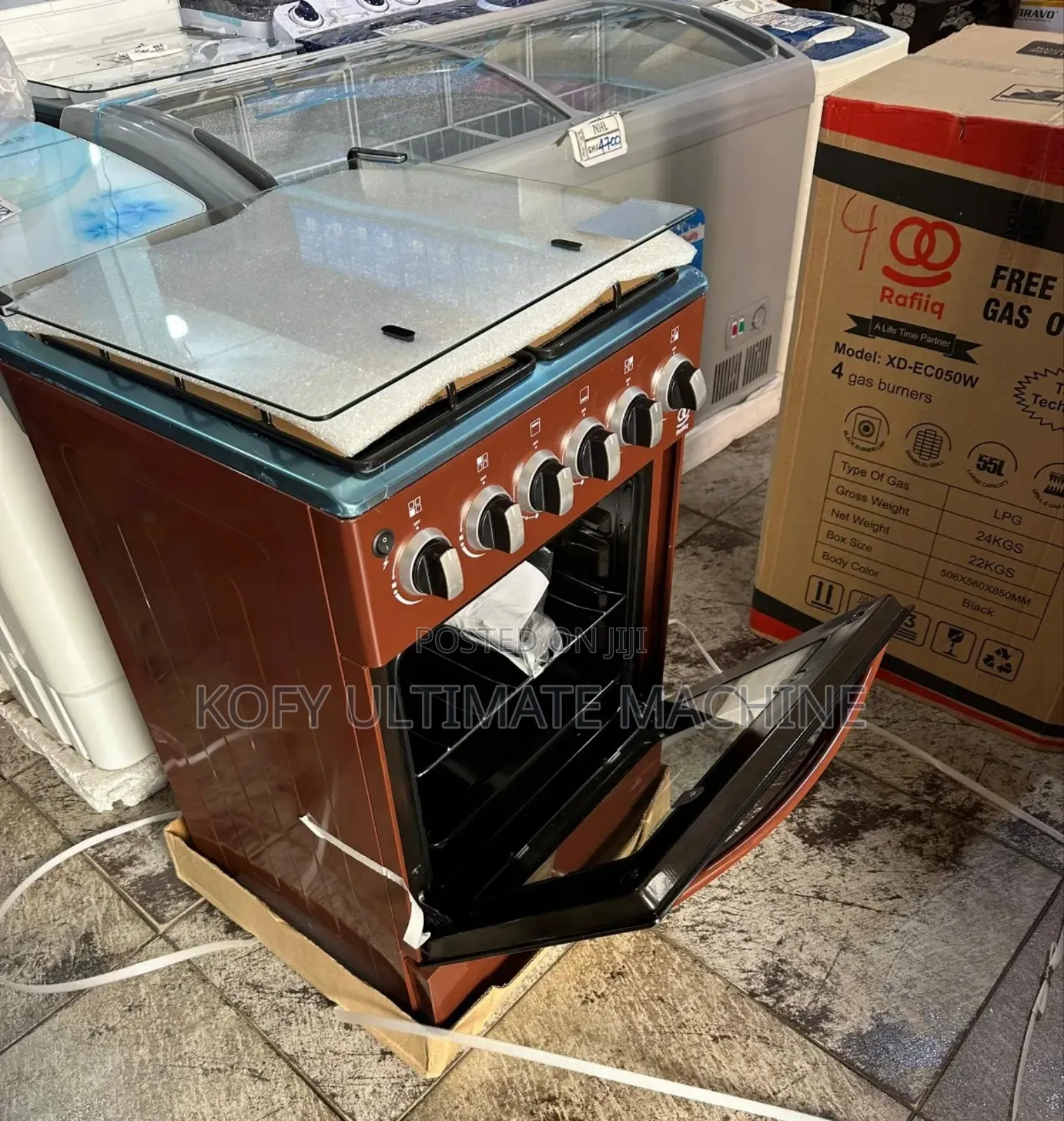 Auto Ignition Electric And Gas Cooker