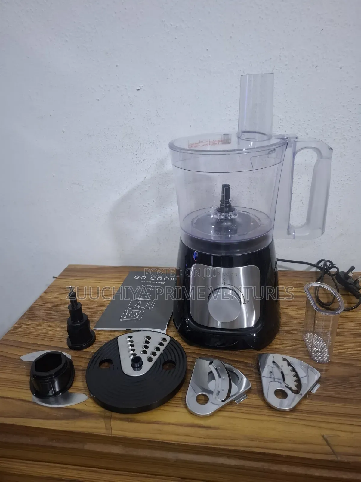 Tesco 2.4l Go-Cook Food Processor From Uk 