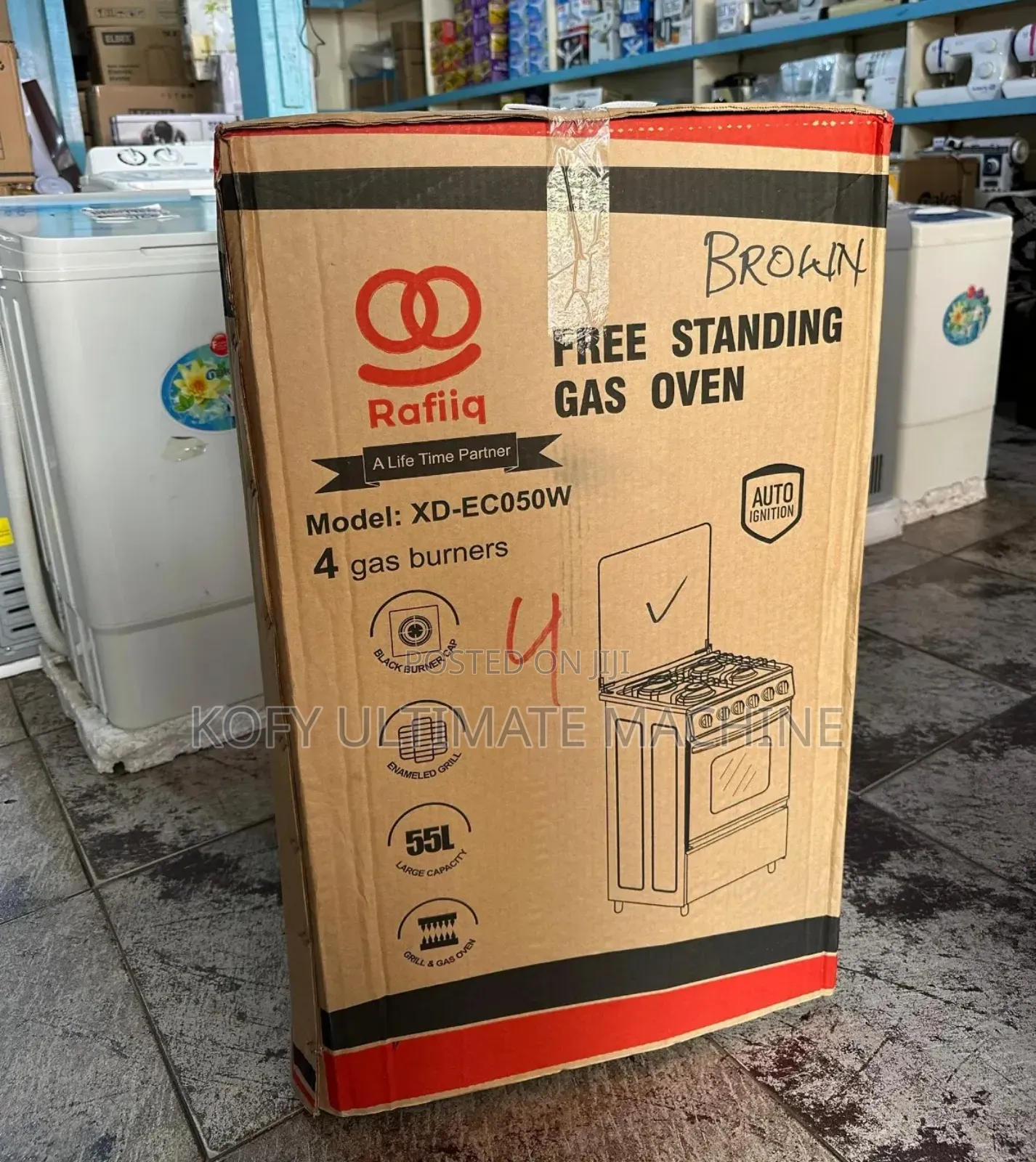 Auto Ignition Electric And Gas Cooker