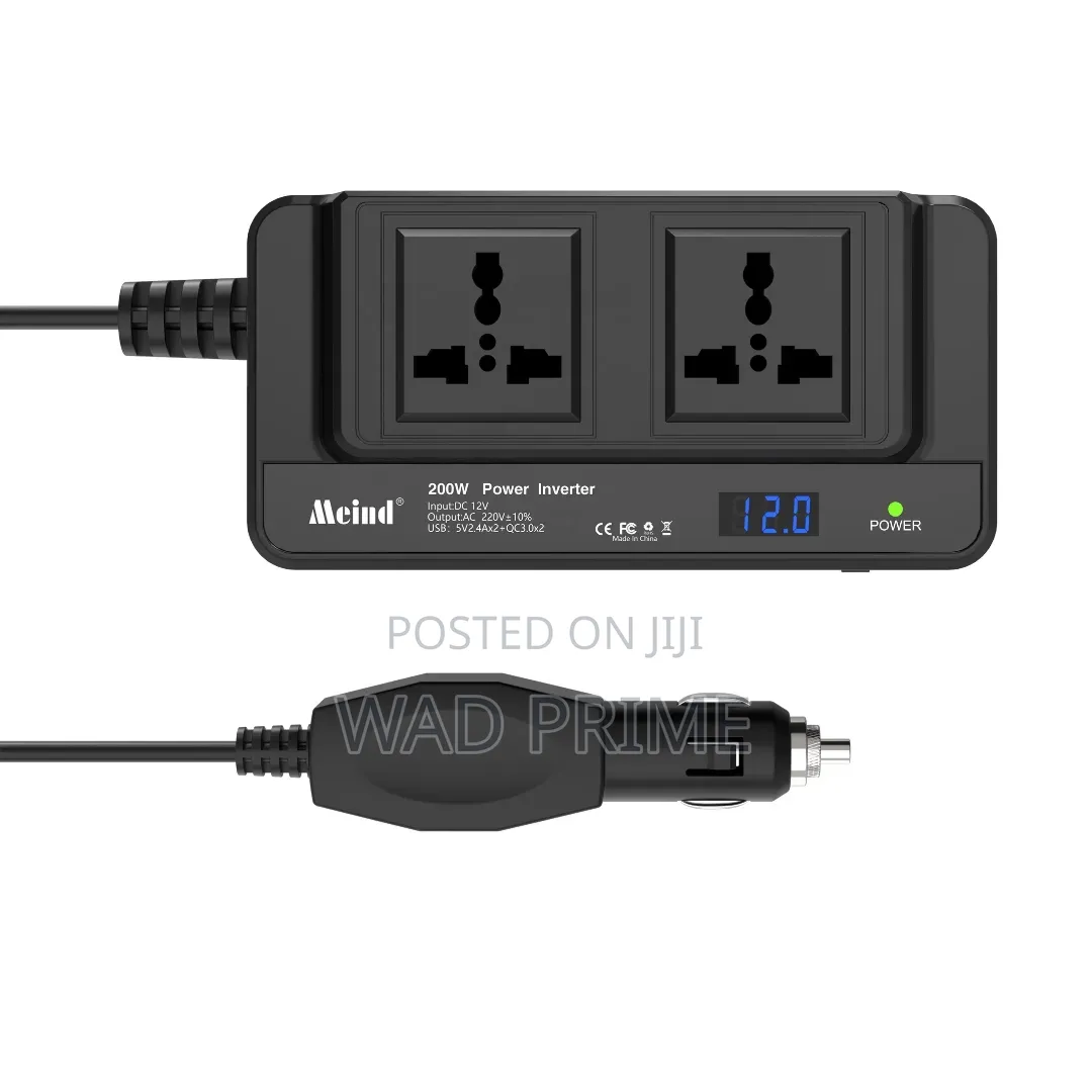 Meind Mt8300 -2 12v 200w Car Inverter