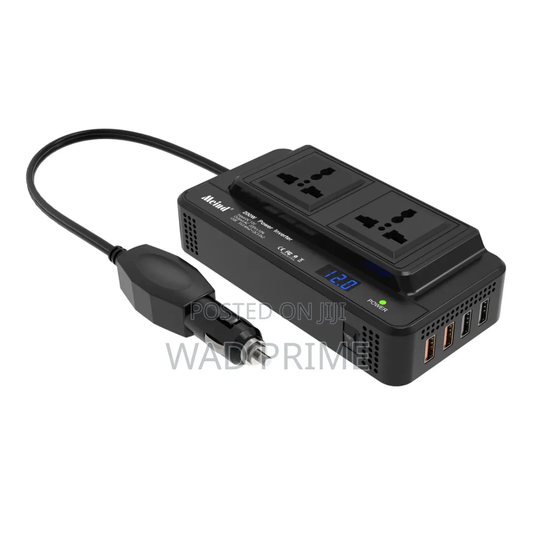 Meind Mt8300 -2 12v 200w Car Inverter