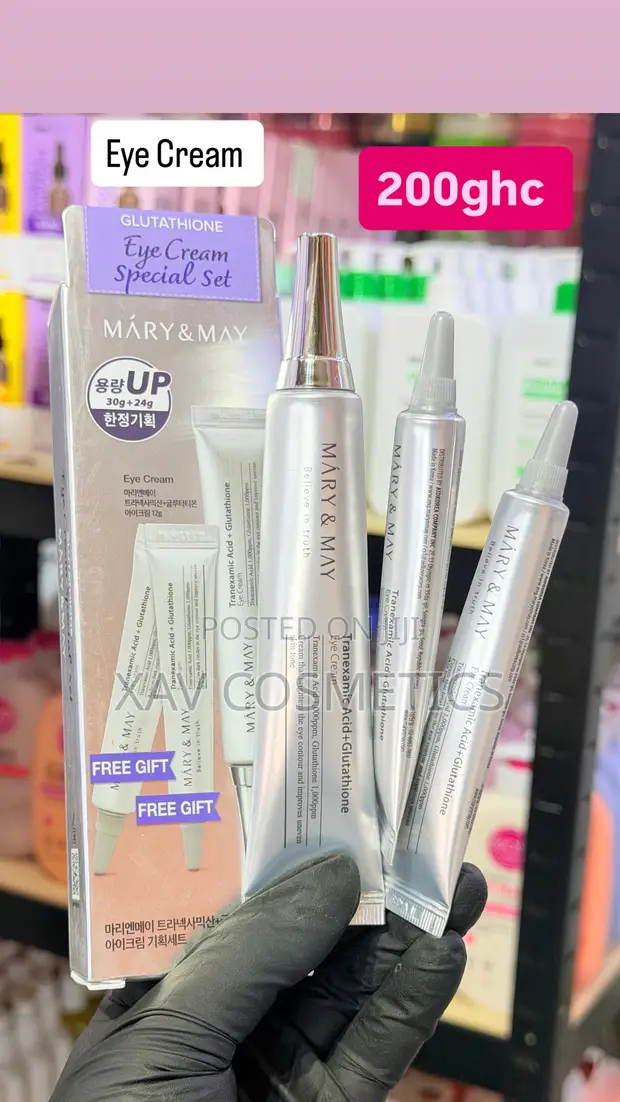 mary&may glutathione eye cream Mary & May Tranexamic Acid & Glutathione Eye Cream Set – بيوتي تايم main image 0