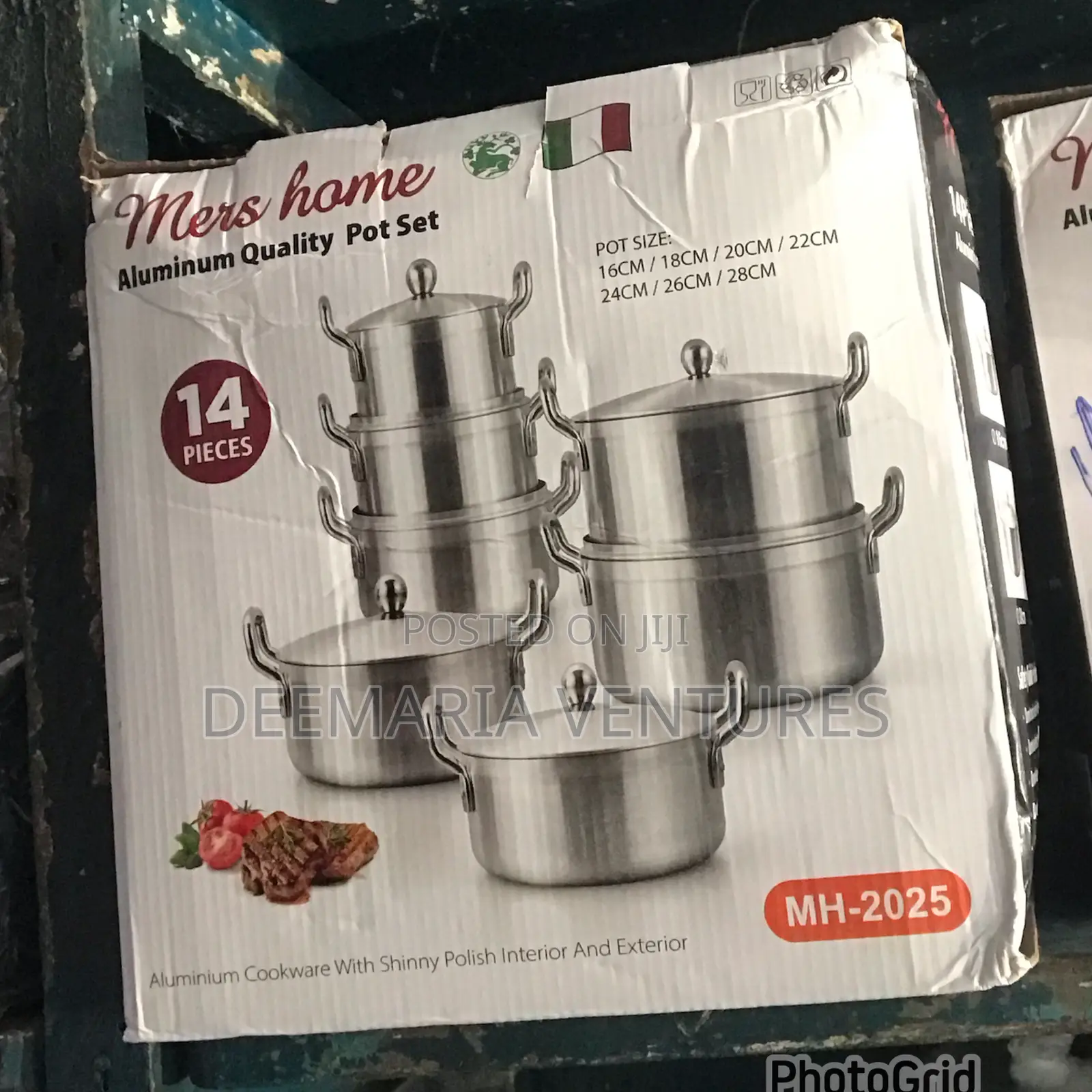 Mens Home Aluminum Quality Pots Sets (14pcs)