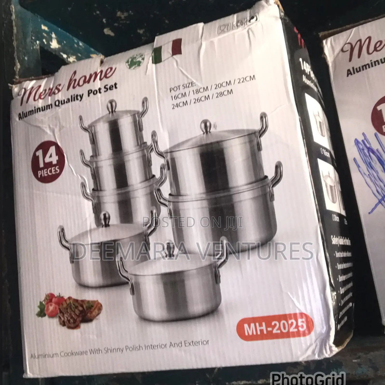 Mens Home Aluminum Quality Pots Sets (14pcs)