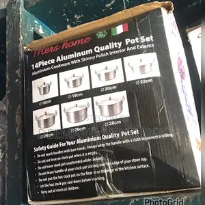 Mens Home Aluminum Quality Pots Sets (14pcs)