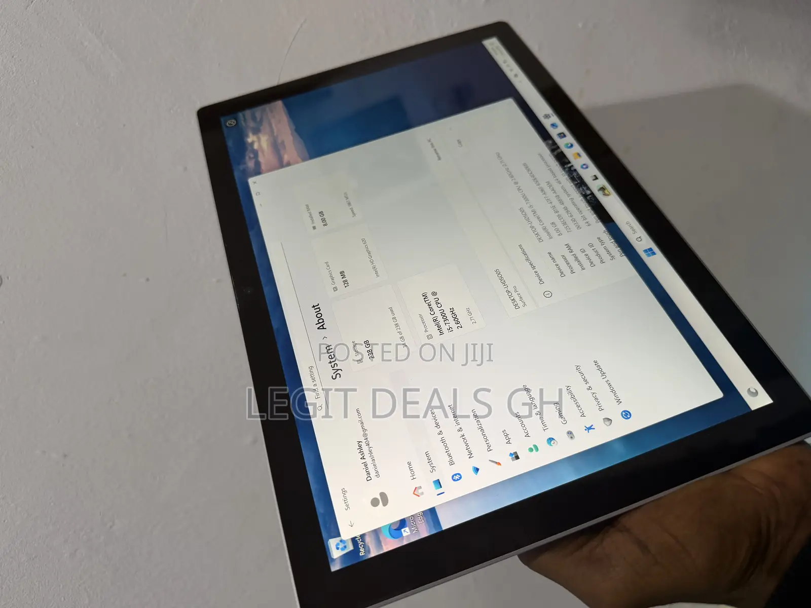 Laptop Microsoft Surface Pro 5 8GB Intel Core i5 SSD 256GB