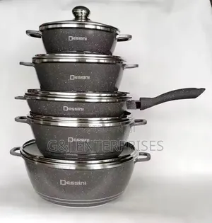 Granite-Coated Aluminum Cookware Set