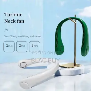 Portable 1500ma Neck Fan Air Cooler Rechargeable Handheld Fan With Usb