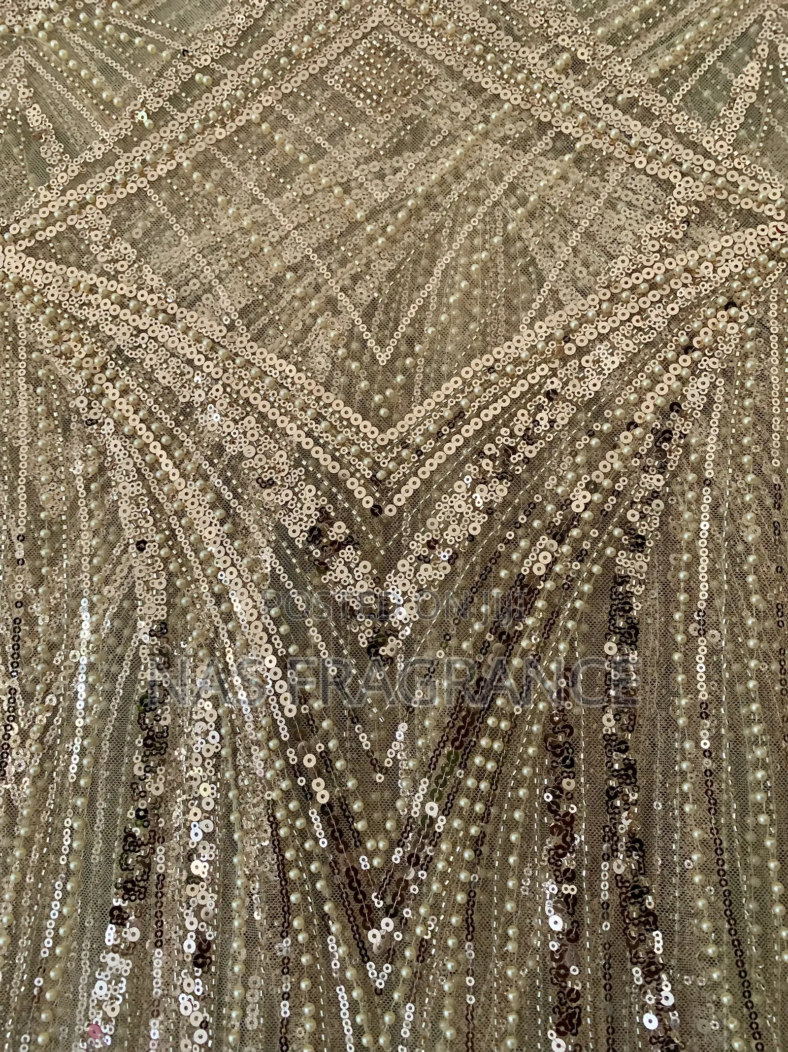 Beaded Sequin Lace Fabric