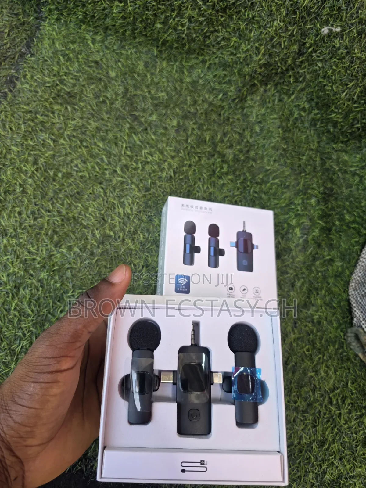 Double Mic Type C/Aux/Lightning Wireless Mic
