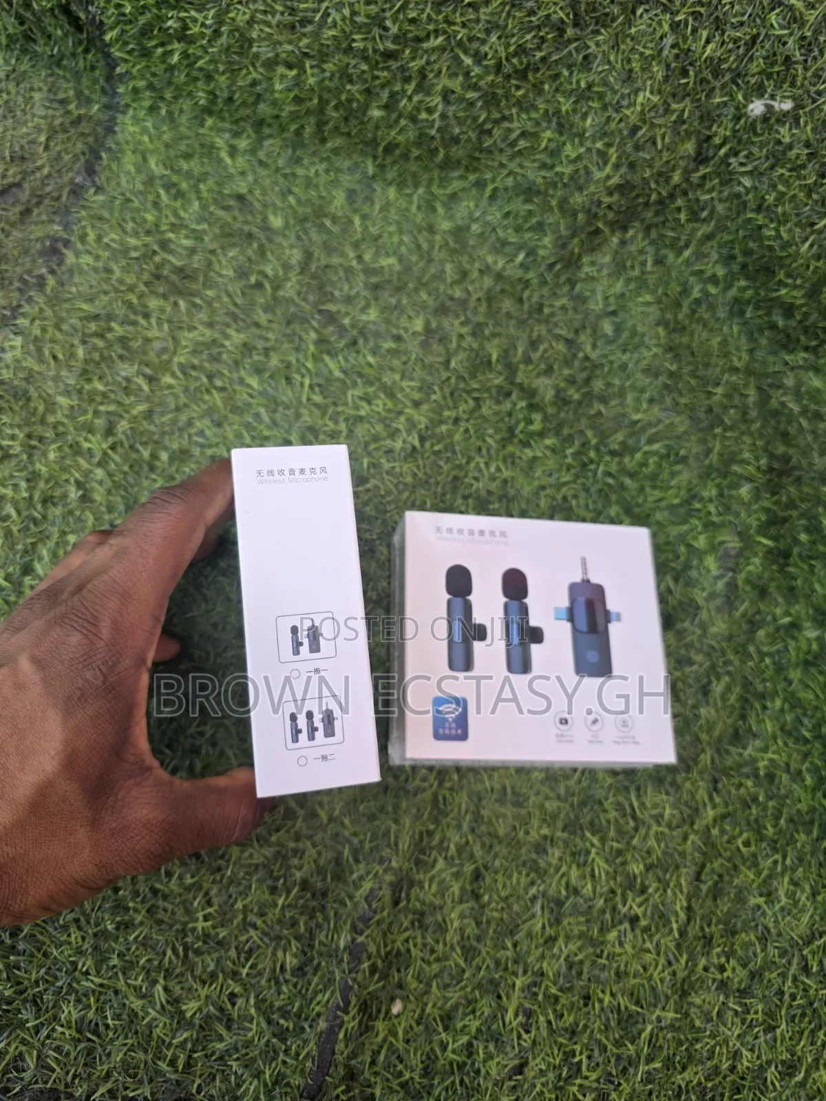 Double Mic Type C/Aux/Lightning Wireless Mic