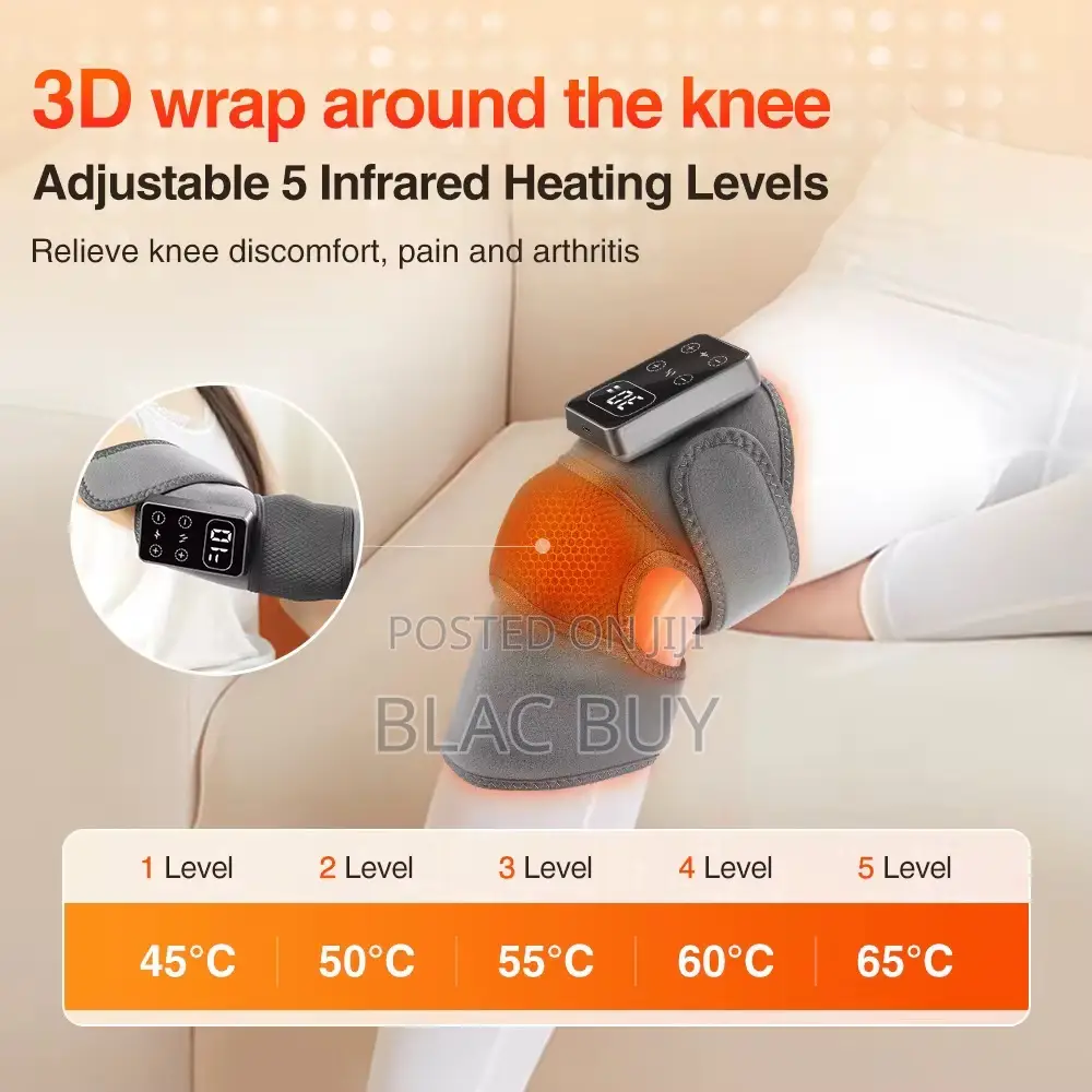 Rechargeable Vibration Massager, Heating and Air Compression for Leg