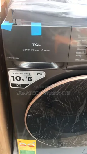 TCL 10.5kg Inverter Front Load Wash and Fully Dry Washing Machine