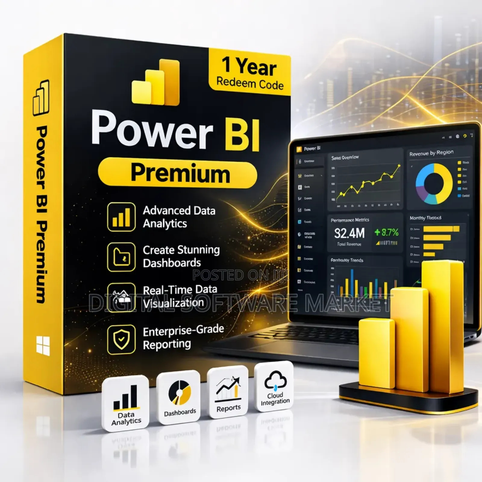 Power Bi Premium 100 Users 1 Year Redeem Code