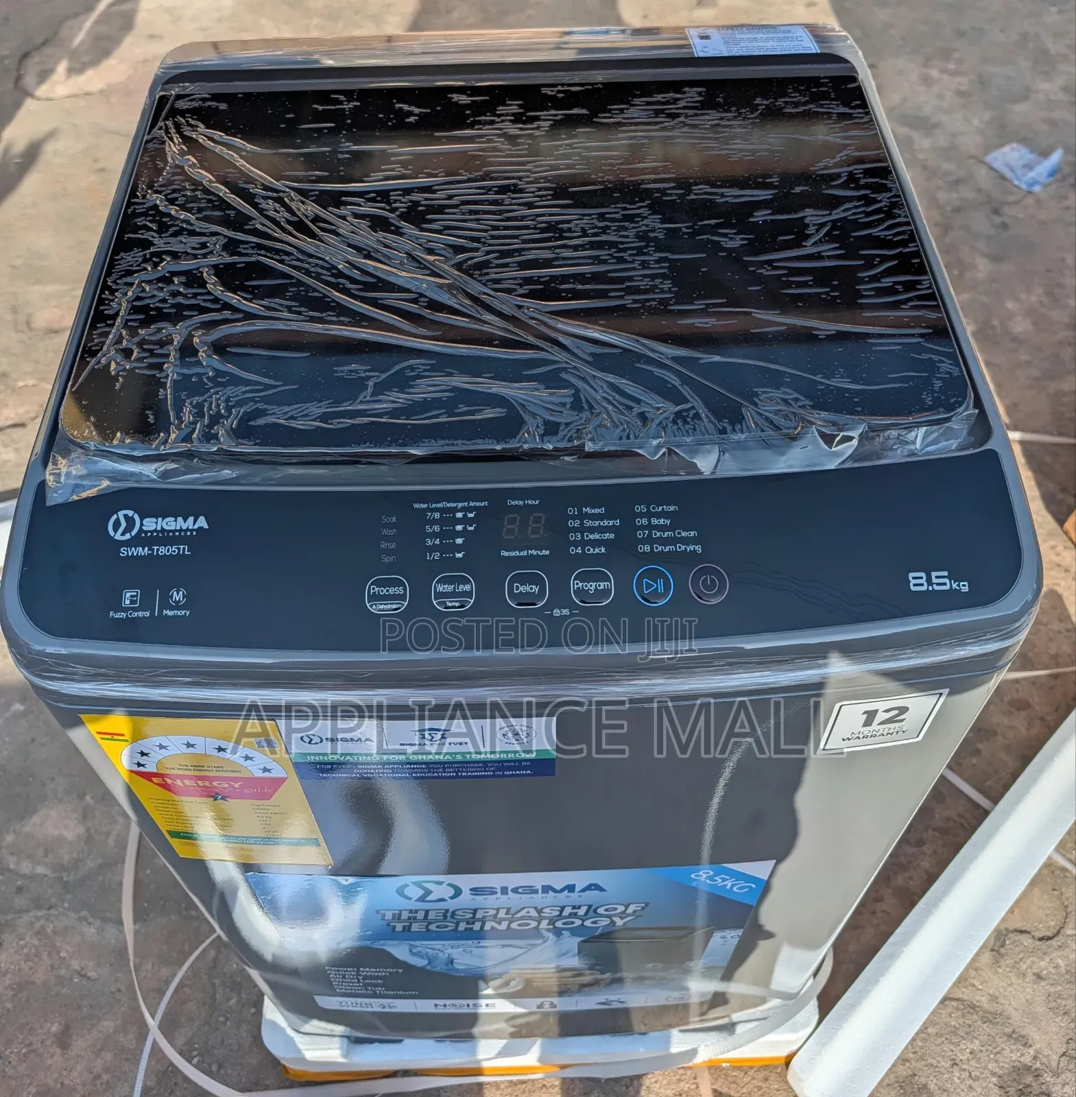 Sigma Washing Machine 8.5kg Automatic