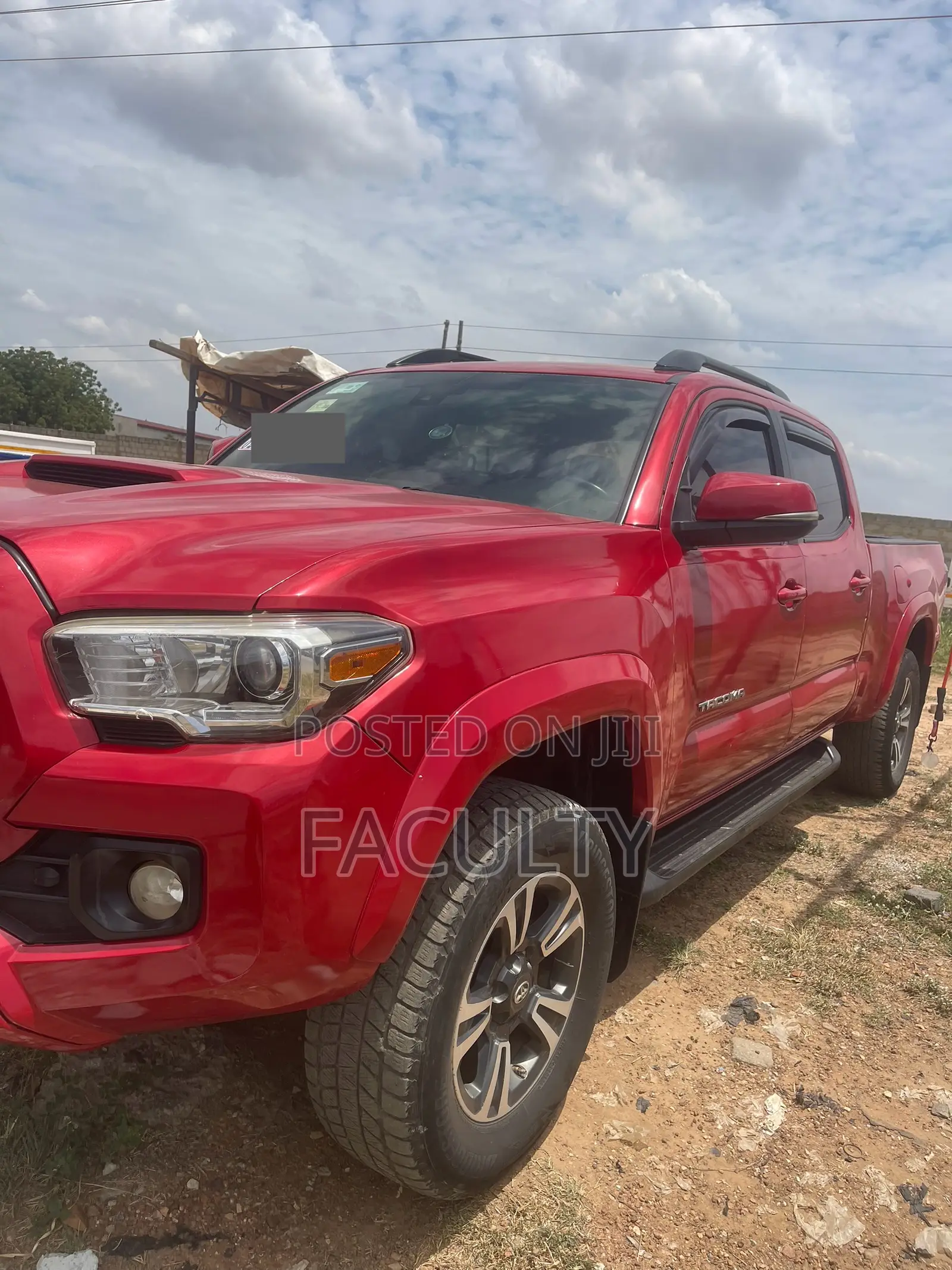 Toyota Tacoma Limited 2018 Red