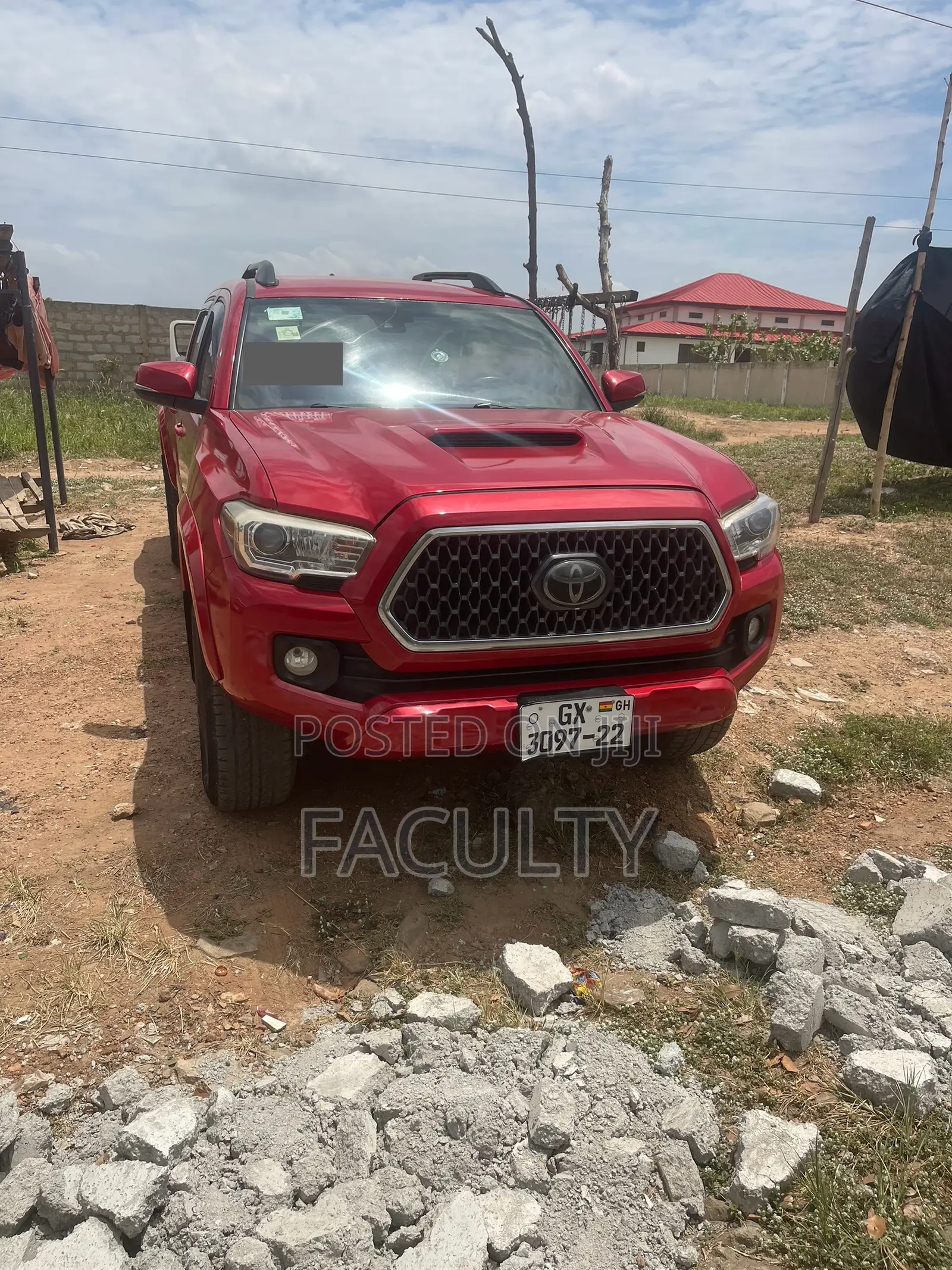 Toyota Tacoma Limited 2018 Red