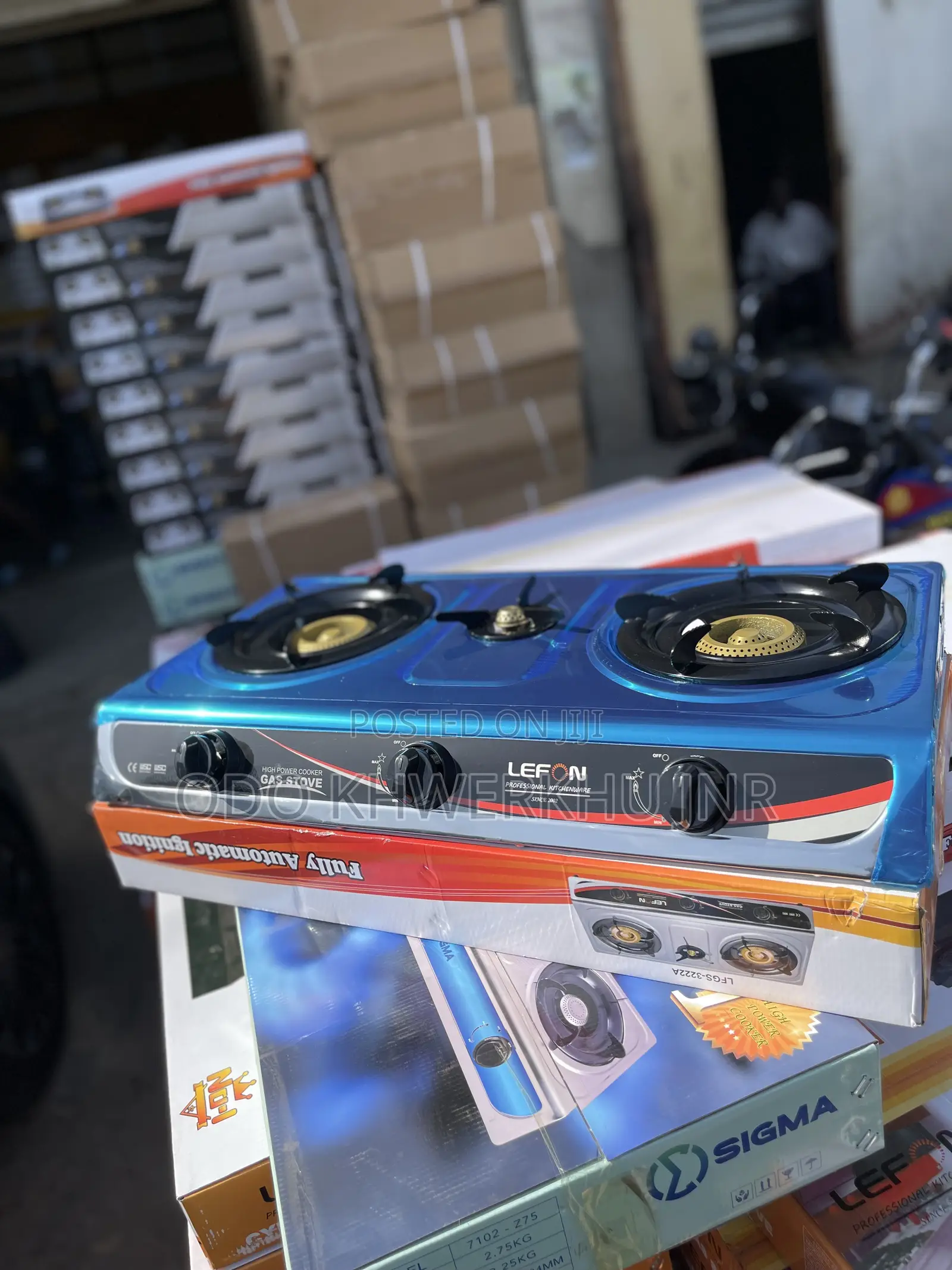 3burner Automatic Gas Stove