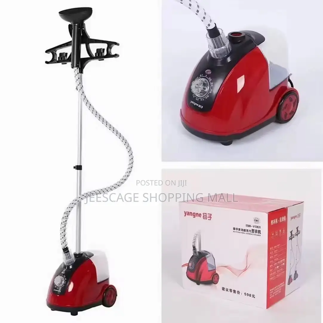 Standing Garment Steamer With Adjustable Pole