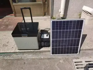 Portable Electric Cooler/Refrigerator With Trolley Handle