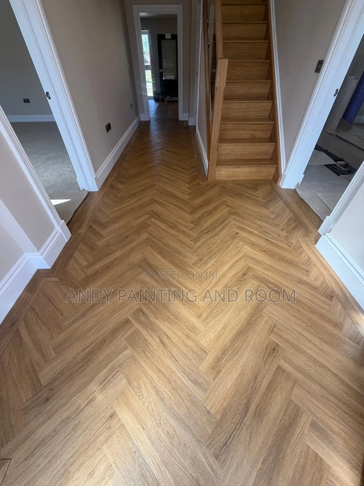Vinyl Tiles Installation in Modern Style