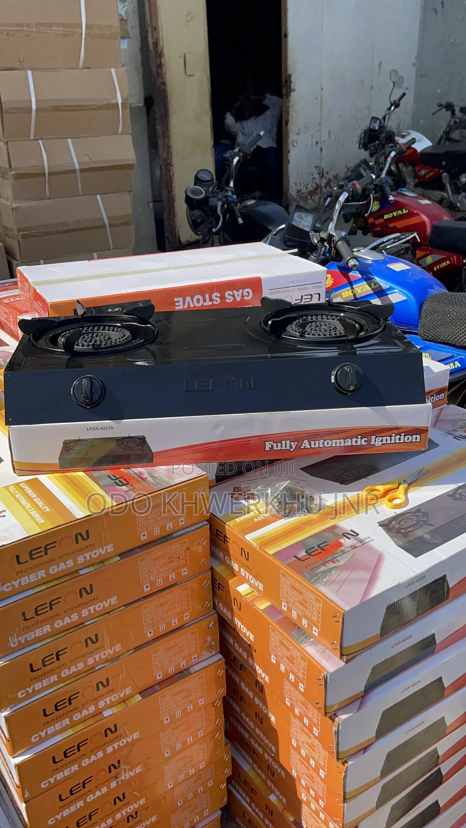 2 Burners Hard Body Automatic Gas Stove