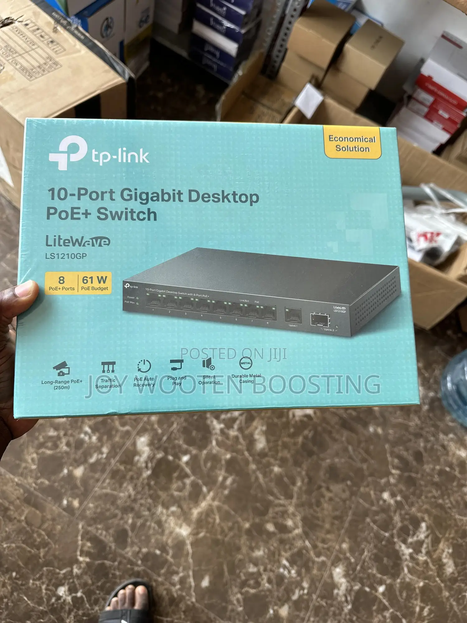 Tp-Link Ls1210gp 10-Port Gigabit Poe Switch
