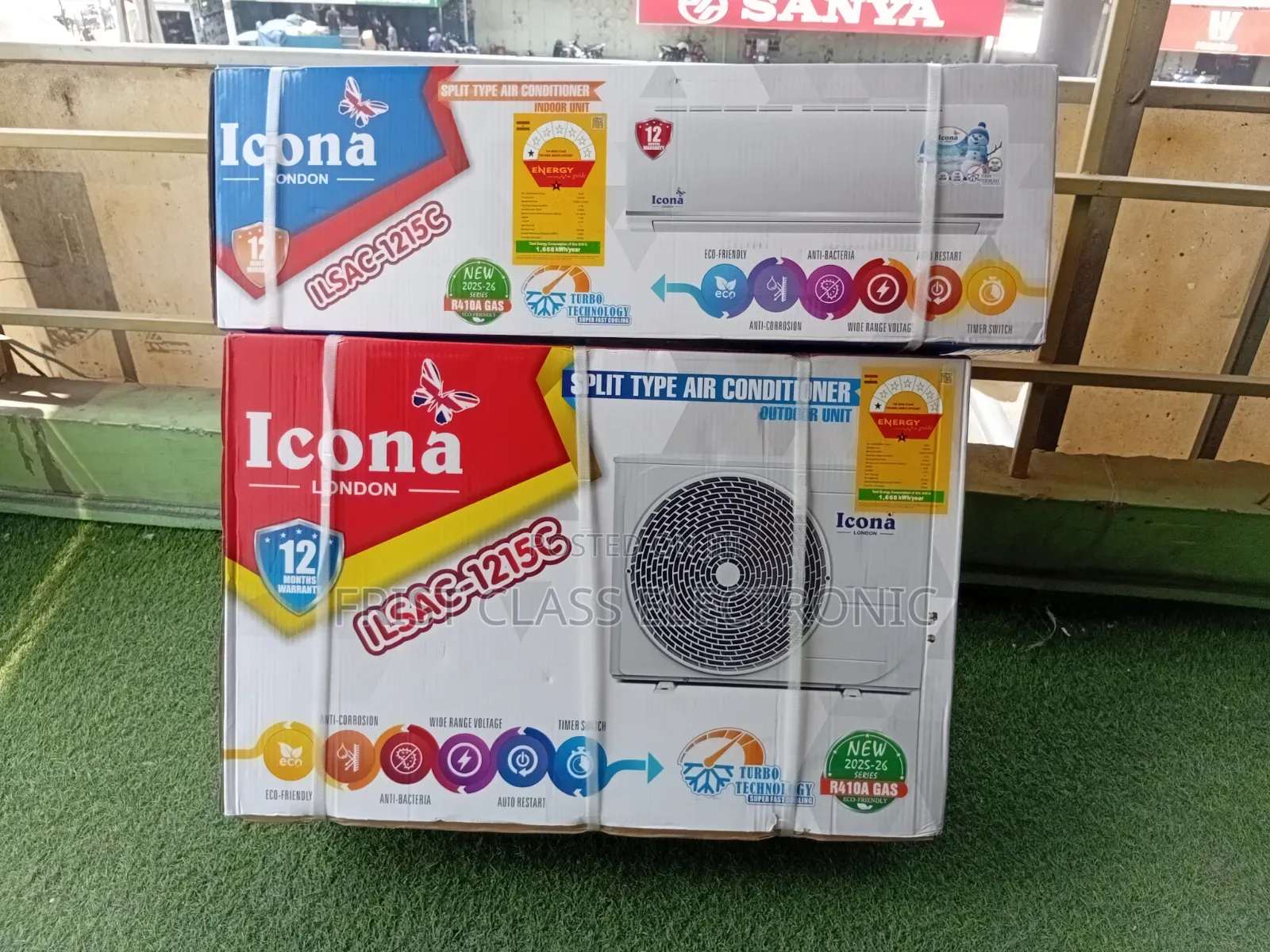 Icona 1.5hp Ac Turbo Chill Wave, Ac That Floods Your Room Cool