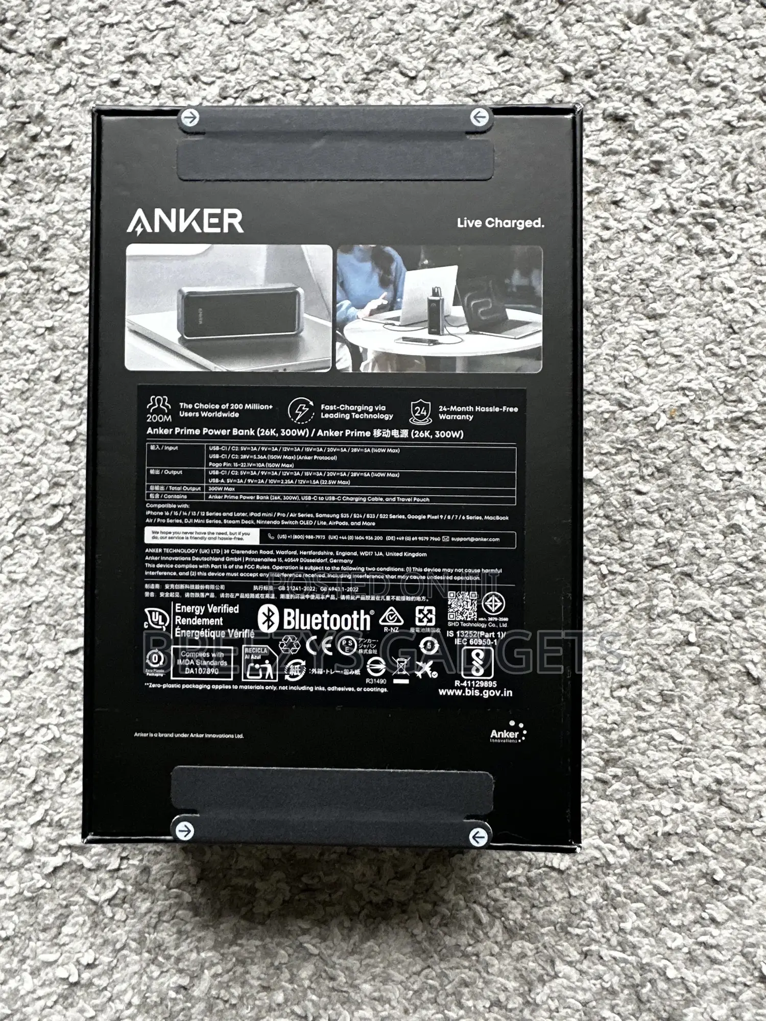Anker Prime Power Bank (, 300w) Laptop Power Bank