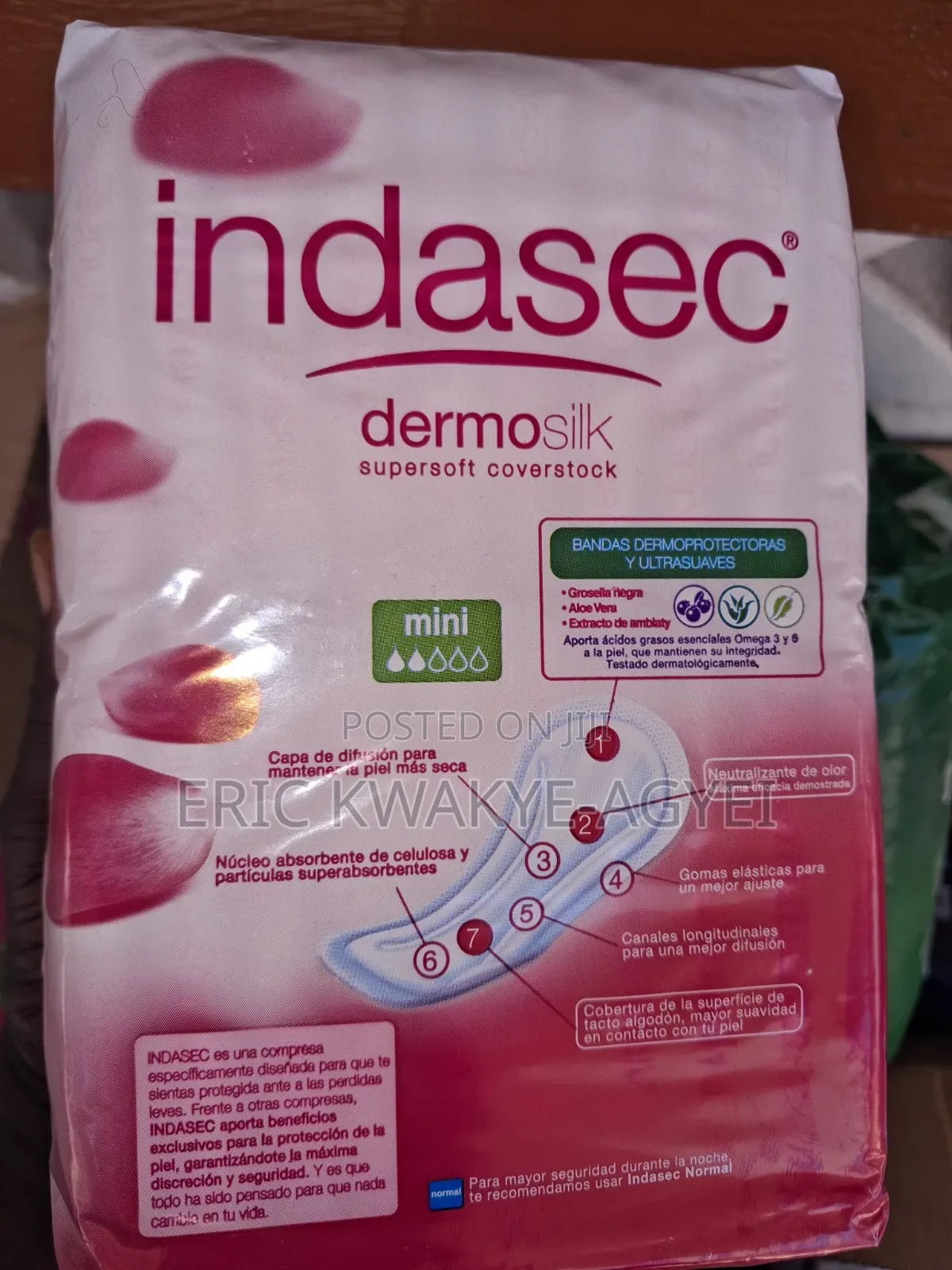 Indasec Dermoseda Incontinence Pad Extra 20 Units