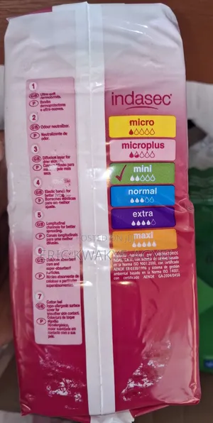 Indasec Dermoseda Incontinence Pad Extra 20 Units