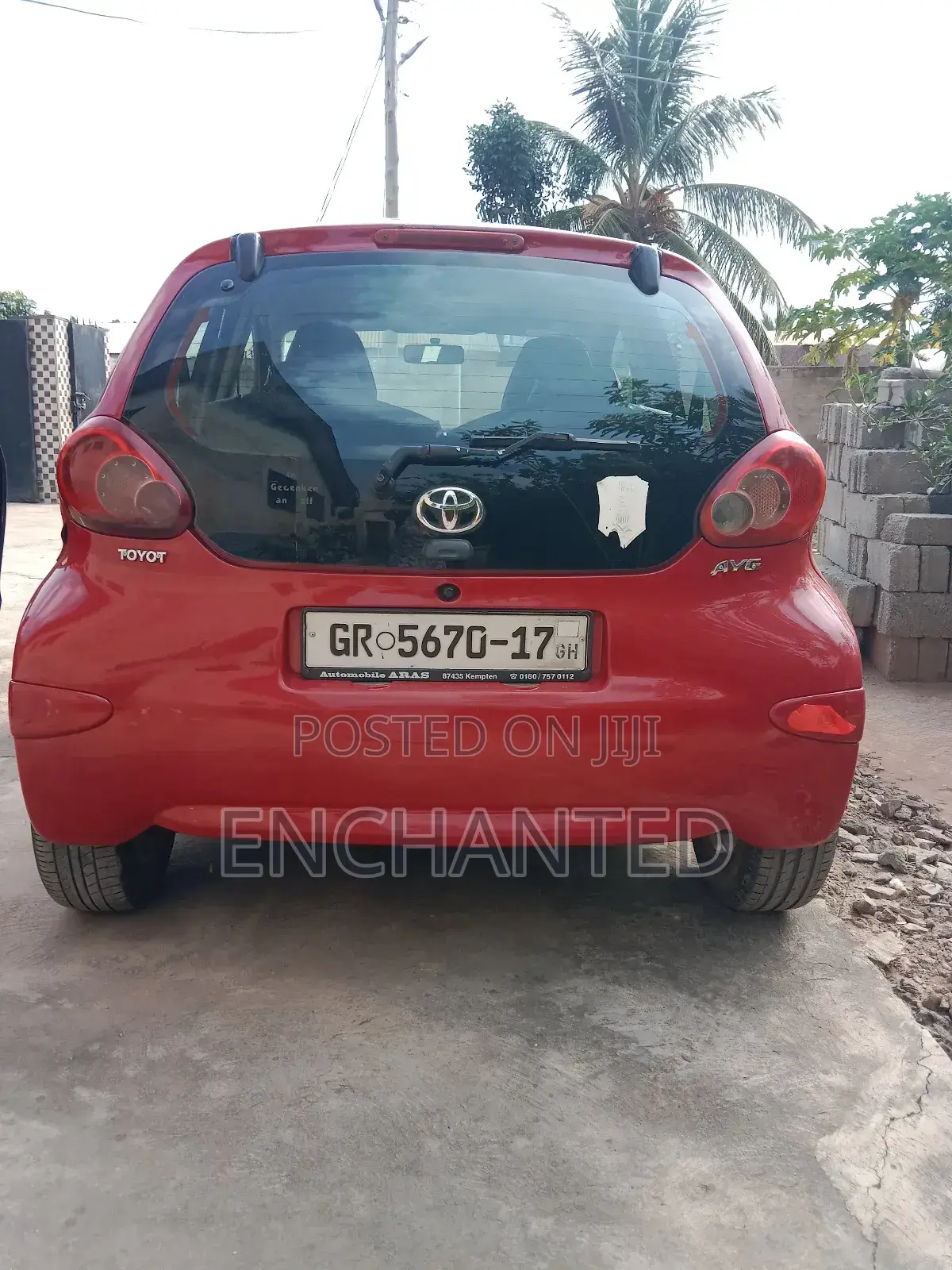 Toyota Aygo 2005 Red