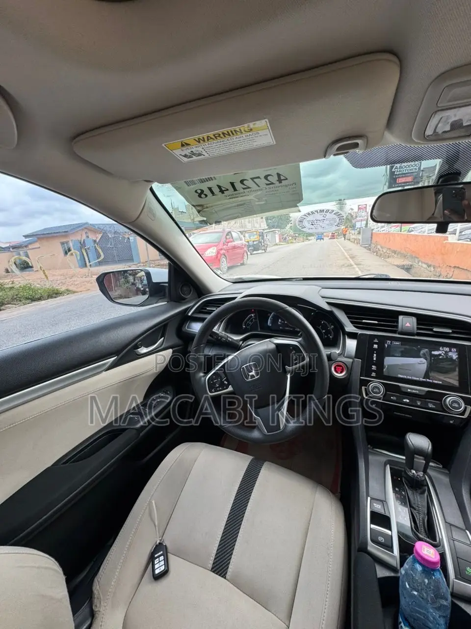 Honda Civic EX Sedan 2018 White