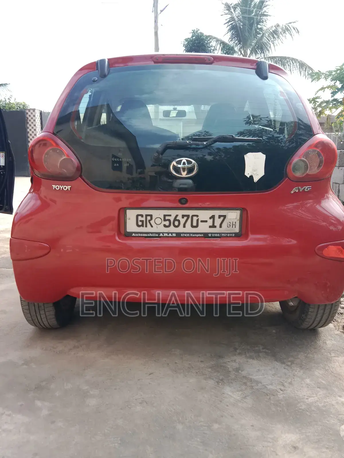 Toyota Aygo 2005 Red