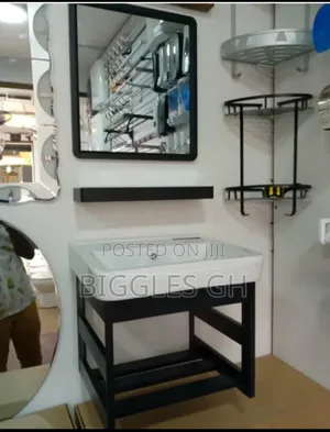Small Cabinet Basin Black