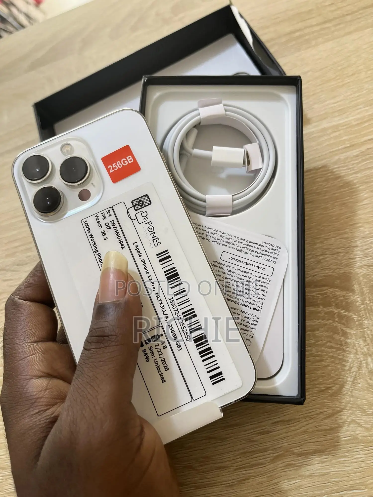 New Apple iPhone 13 Pro 256 GB White