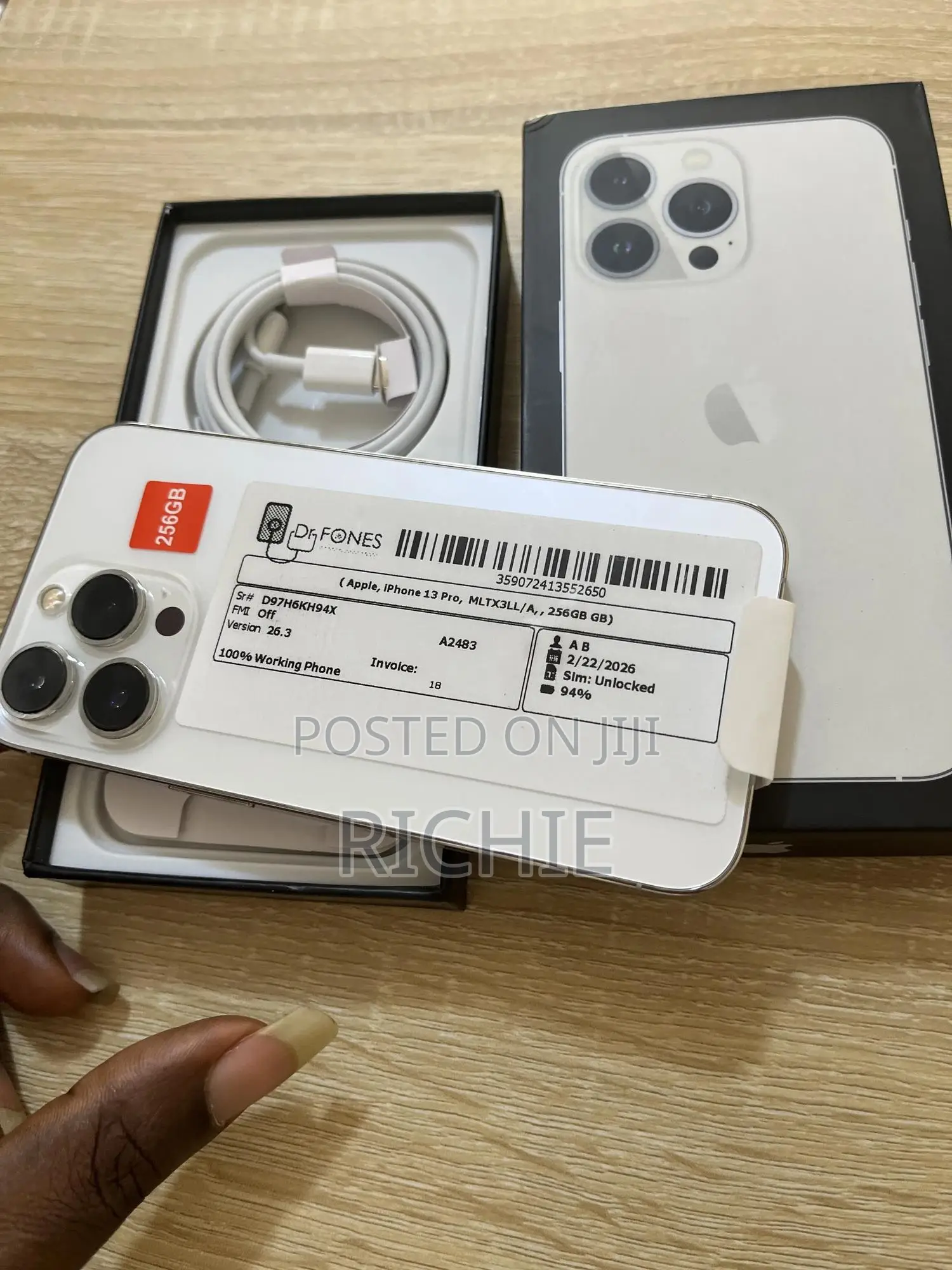 New Apple iPhone 13 Pro 256 GB White